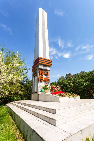 Monumen untuk prajurit Tentara Merah yang gugur — Stok Foto