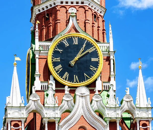 Glockenspiel des Spasskaja Turms des Moskauer Kreml — Stockfoto