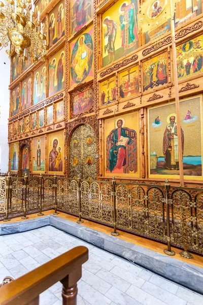 Interior of the Nicolo-Vyazhishchsky monastery — Stockfoto