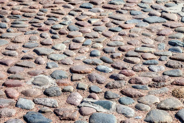 Old Cobblestone Pavement Creative Background Texture — 스톡 사진