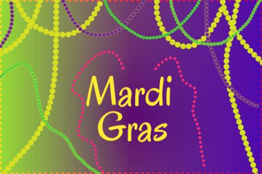 Mardi Gras tatil tematik resim