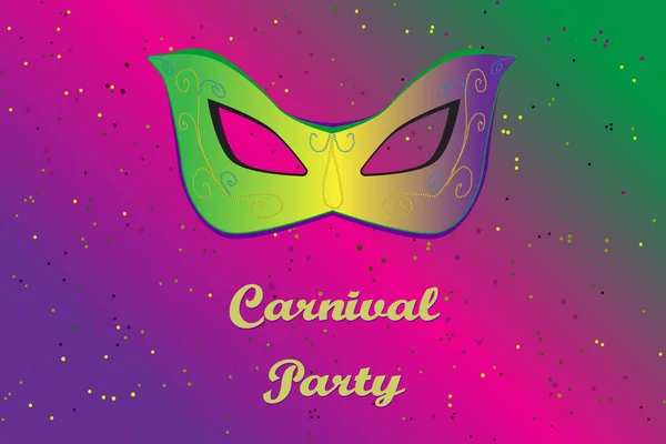 Imagen lista para su uso en carnaval temático — Vector de stock