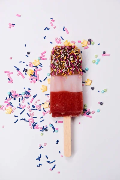 Ice cream on stick — Stock Photo, Image