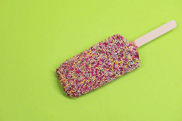Ice cream on stick — Stock Photo, Image