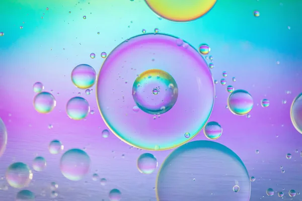 Mångfärgad abstrakt bakgrundsbild gjord med olja, vatten och tvål — Stockfoto