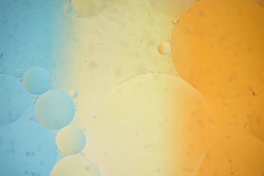 Gökkuşağı soyut arkaplan resmi yağ, su ve sabundan yapıldı