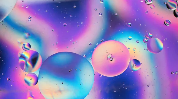 Ουράνιο τόξο αφηρημένη εικόνα φόντου γίνεται με λάδι, νερό και σαπούνι — Φωτογραφία Αρχείου