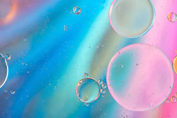 Óleo Cai Água Desfocado Abstrato Psicadélico Padrão Imagem Pastel Colorido — Fotografia de Stock