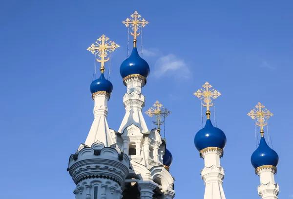 Temple of the Nativity of the Blessed Virgin Mary.  Moscow, Russia — Stock Photo, Image
