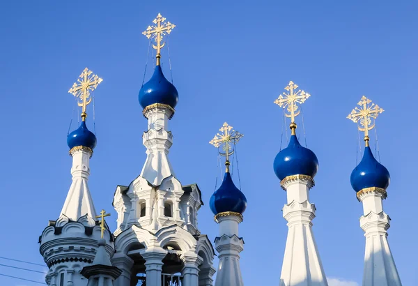 Temple of the Nativity of the Blessed Virgin Mary.  Moscow, Russia — Stock Photo, Image