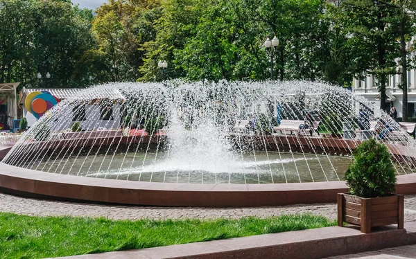 Fonte em Tverskoy Boulevard. Moscovo — Fotografia de Stock