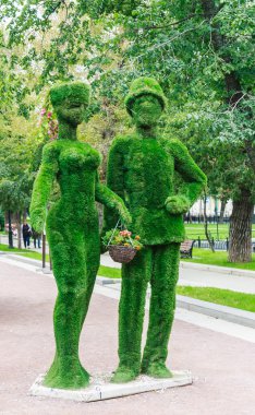 Yeşil devler aile Tverskoy Bulvarı'nda