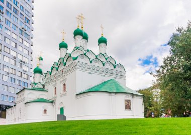 The Church of St. Simeon on Cook Street. Moscow clipart