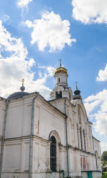 Fragmnt of the  St. Nicholas Church in the village of Rogachevo,  Moscow region — Stock Photo, Image