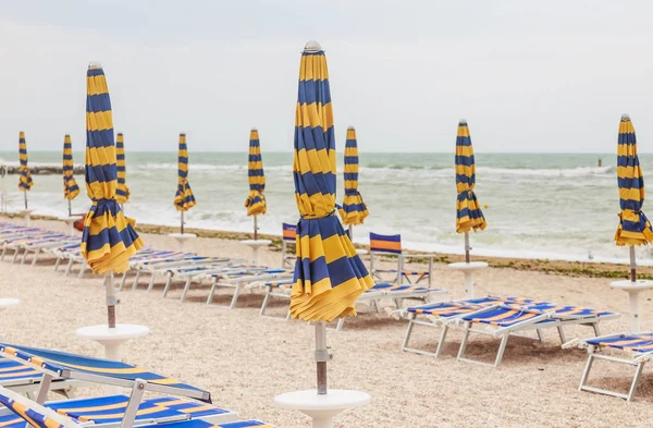 Strand i Numana i Conero riviera, Marche, Italien — Stockfoto