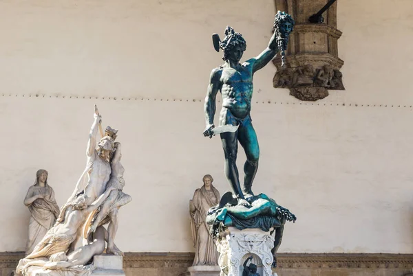 Sculpture in Loggia dei Lanzi Museum — Stock Photo, Image