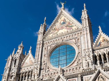 Cephe siena Dome (duomo di siena), İtalya