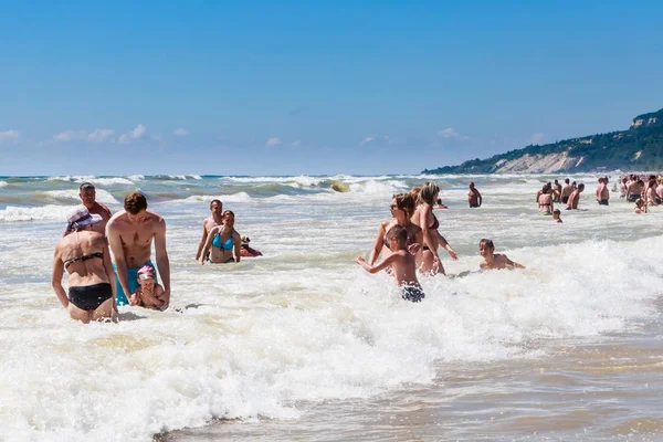Freizeit am Schwarzen Meer. resort albena, bulgaria — Stockfoto