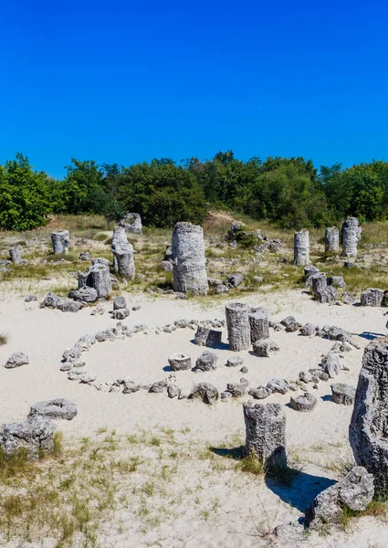 Zjawisko naturalne Pobiti Kamani — Zdjęcie stockowe