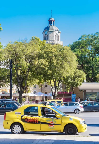 ブルガリアのタクシー。ヴァルナ、ブルガリア — ストック写真