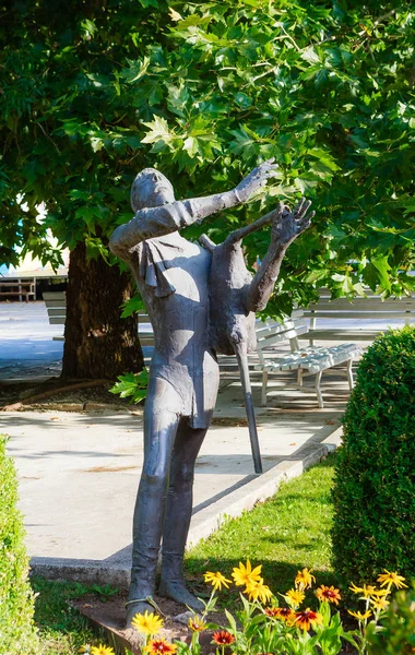Sculptura Piper în parc. Albena, Bulgaria — Fotografie, imagine de stoc