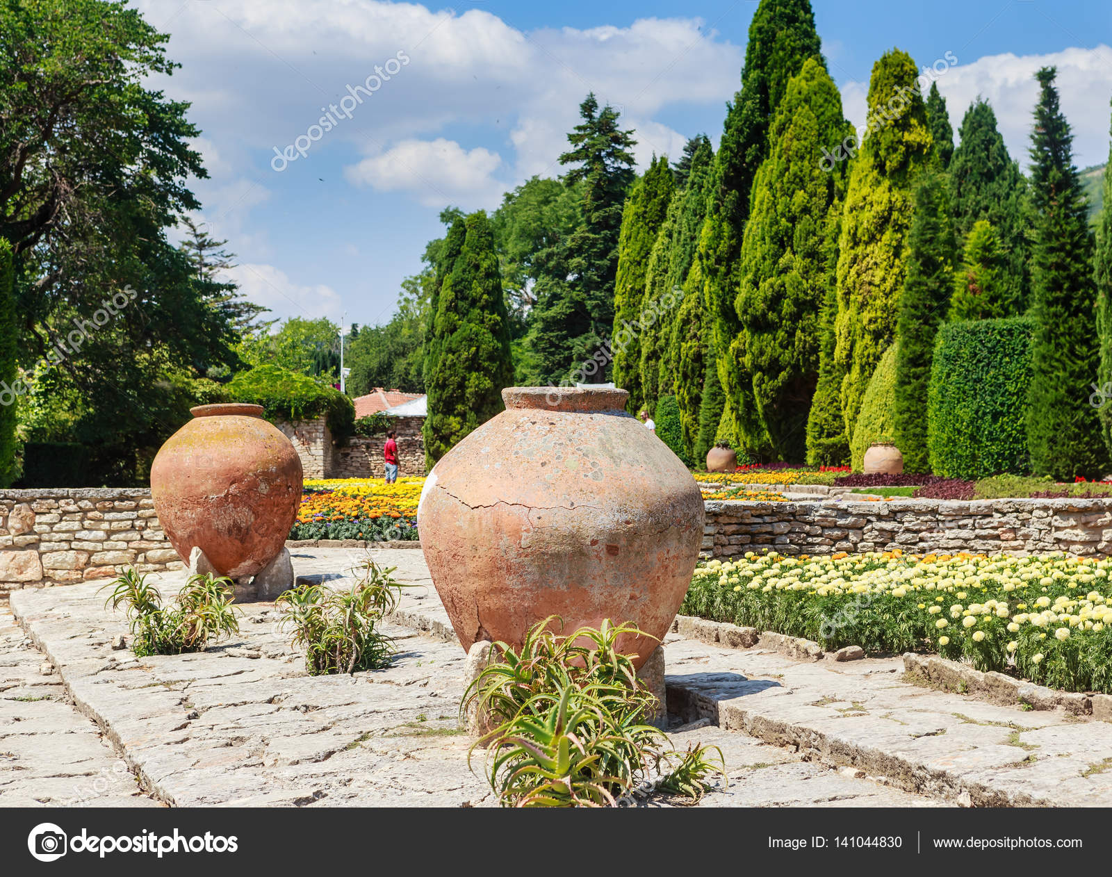 Botanischer Garten in Balchik. das Territorium des