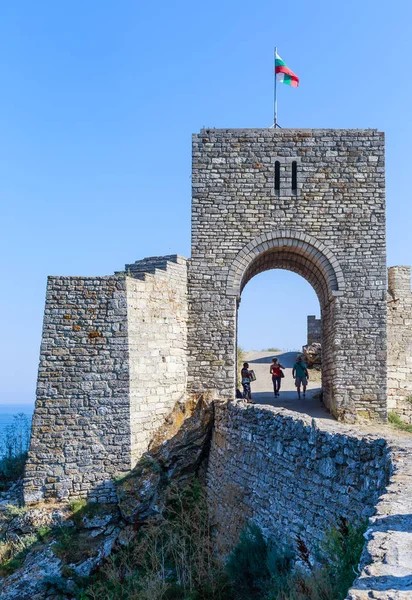 Ворота средневековой крепости Калиакра, Болгария — стоковое фото