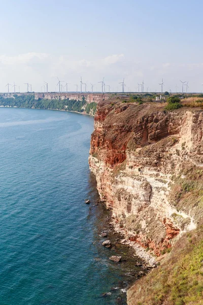 Kaliakra Cape in the south-eastern part of Dobrudzha plateau, Bulgaria — Stock Photo, Image