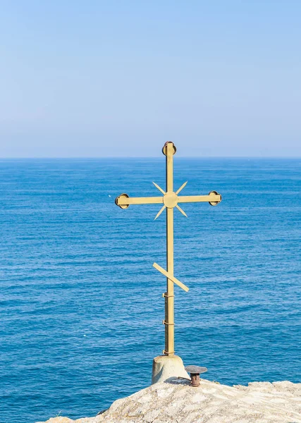 Fragmento da Capela de São Nicolau no Cabo Kaliakra na Bulgária — Fotografia de Stock