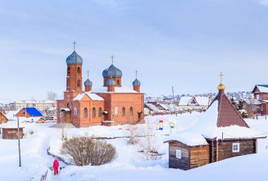St. Panteleimon Kilisesi iyileştirici ve banyo. Belokurikha, Alta