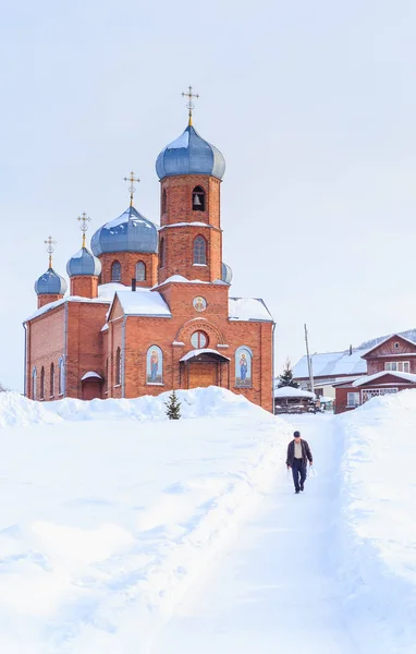 Chiesa di San Panteleimon il Guaritore, Belokurikha, Altai, Russia — Foto Stock