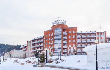 Sanatoryum sağlık Resort İsveç. Belokurikha, Altay, Rusya Federasyonu