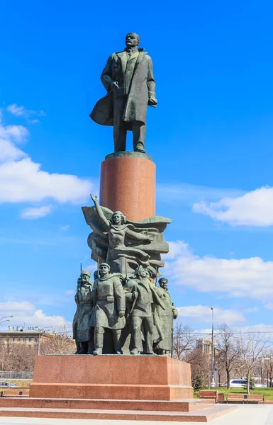 Pomnik Lenina w Kaluga Square, Moskwa — Zdjęcie stockowe