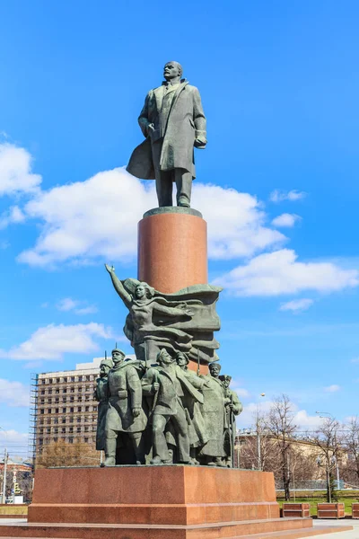 Monument to Lenin in Kaluga Square, Moscow — Stock Photo, Image