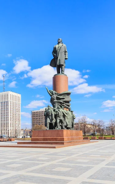 Monument to Lenin in Kaluga Square, Moscow — Stock Photo, Image