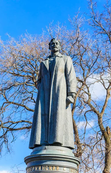 Monument to Felix Dzerzhinsky in the Museon Art Park in Moscow, — Stock Photo, Image