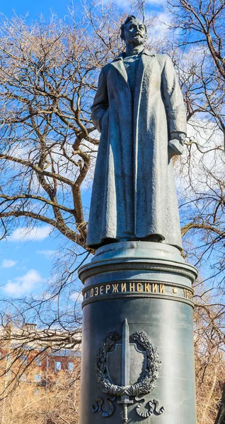 Monument to Felix Dzerzhinsky in the Museon Art Park in Moscow, — Stock Photo, Image