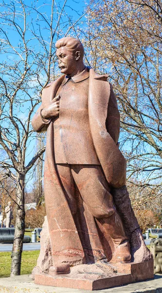 Monument to Stalin. Park of arts "Museon". Moscow, Russia — Stock Photo, Image