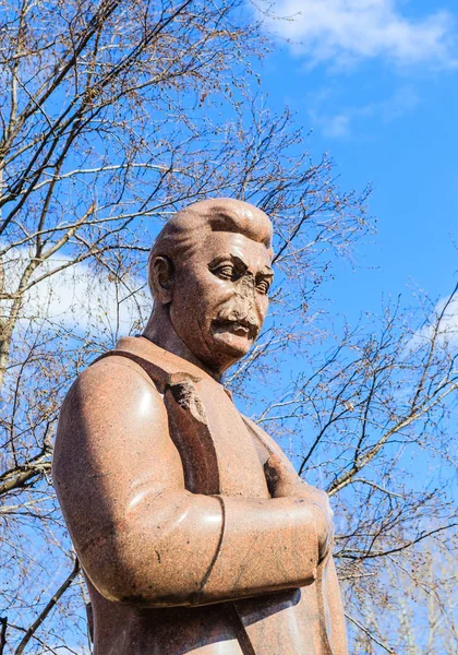 Памятник Сталину. Парк искусств "Музеон". Москва, Россия — стоковое фото