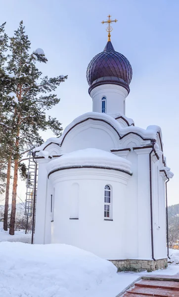 Chiesa di San Nicola. Resort Belokurikha. Altai, Russia — Foto Stock