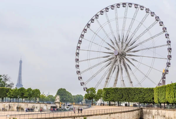 La grande roue (Riesenrad), in der Nähe der Place de la concorde, Paris — Stockfoto