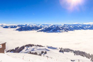 Kayak Merkezi Soll, Tyrol, Avusturya eteklerinde