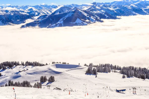 Kayak Merkezi Soll, Tyrol, Avusturya eteklerinde