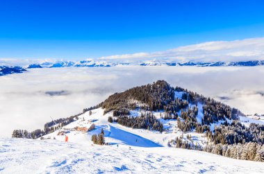 Kayak Merkezi Soll, Tyrol, Avusturya eteklerinde