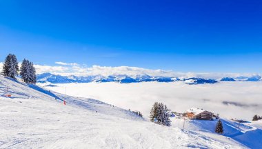 Kayak Merkezi Soll, Tyrol, Avusturya eteklerinde