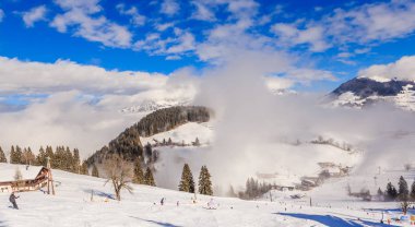Kayak Merkezi Soll, Tyrol, Avusturya eteklerinde