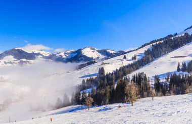 Kayak Merkezi Soll, Tyrol, Avusturya eteklerinde