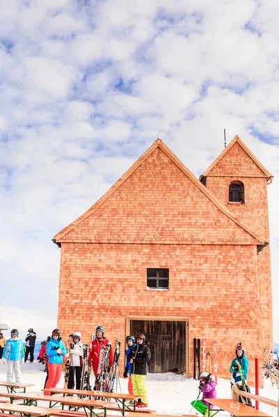 Dağın Hohe merhem. Hac Kilisesi. Kayak Merkezi Soll