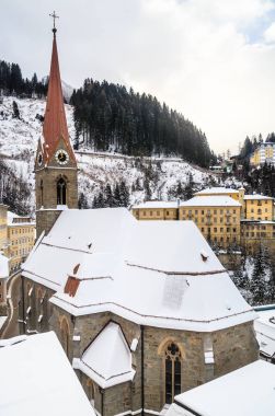 Kışın kayak merkezi Bad Gasteinl, Avusturya