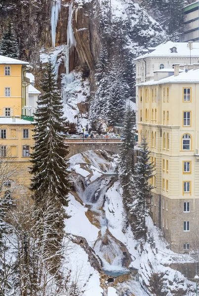 Şelale Kayak merkezinde kötü Gasteinl, Avusturya — Stok fotoğraf